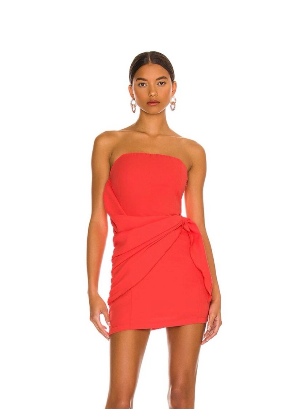 REVOLVE Superdown Red strapless dress